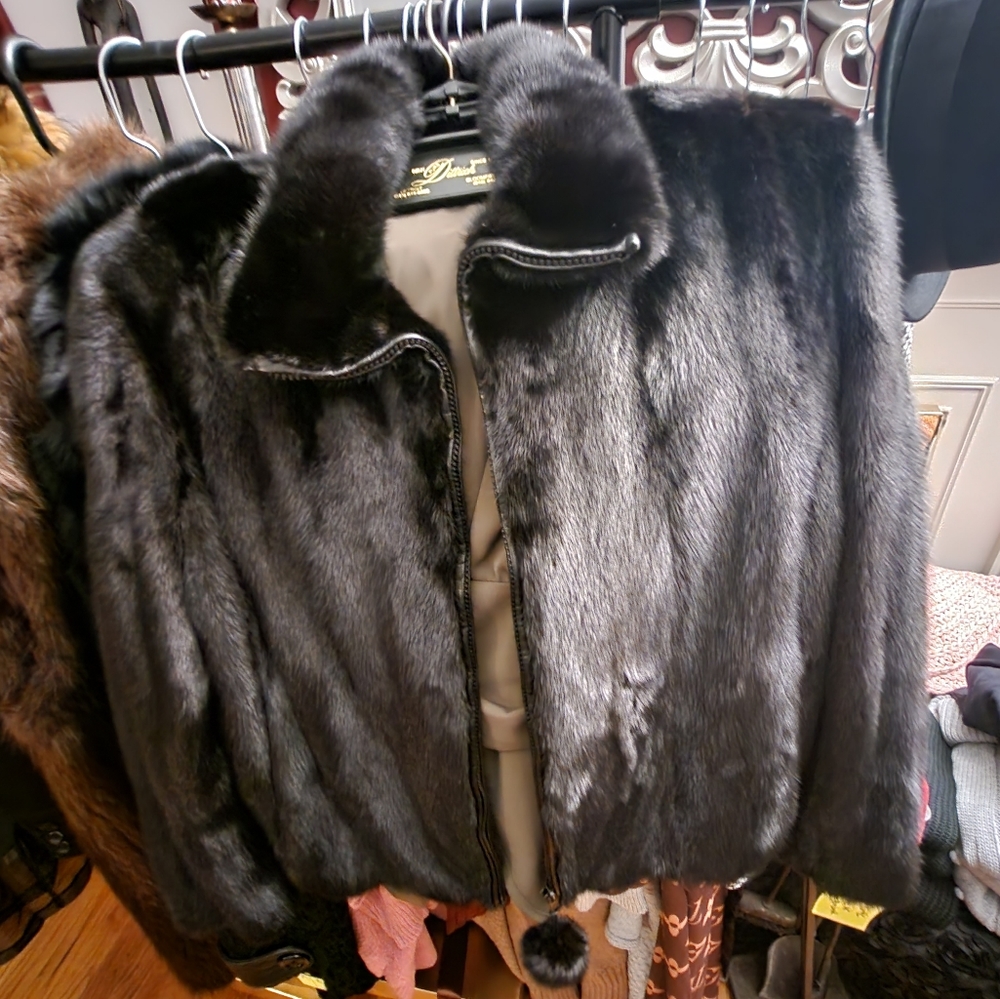 Luxury Ladies Mink Bomber jacket